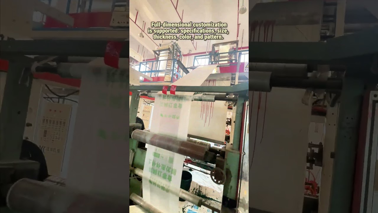 Integrated bag making and film blowing machine,