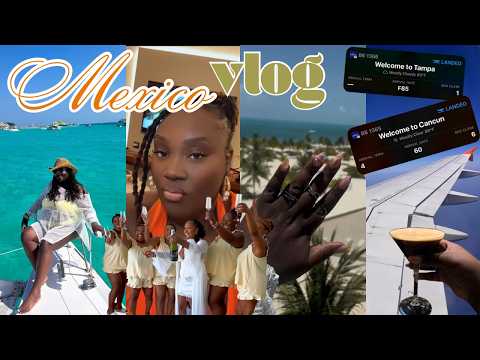 Travel VLOG| Cancun Family Wedding Trip, Majestic Elegance/Costa Mujeres- Tampa to Mexico!