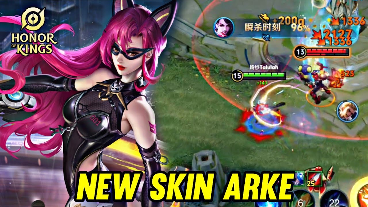 HOK : NEW SKIN ARKE GAMEPLAY - HONOR OF KINGS