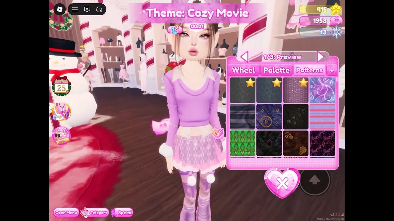 playing on my alt but if I lose I reveal a secret… Theme: Cozy Movie