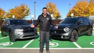 Combien coûtent les Kia Sportage PHEV et Mitsubishi Outlander PHEV 2023.