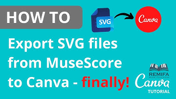 Canva Tutorial - Import MuseScore SVG files to Canva finally!