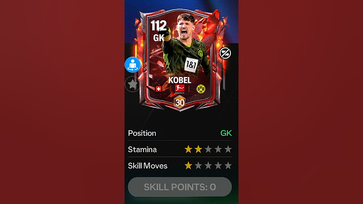 107 Kobel 🔥 #fcmobile