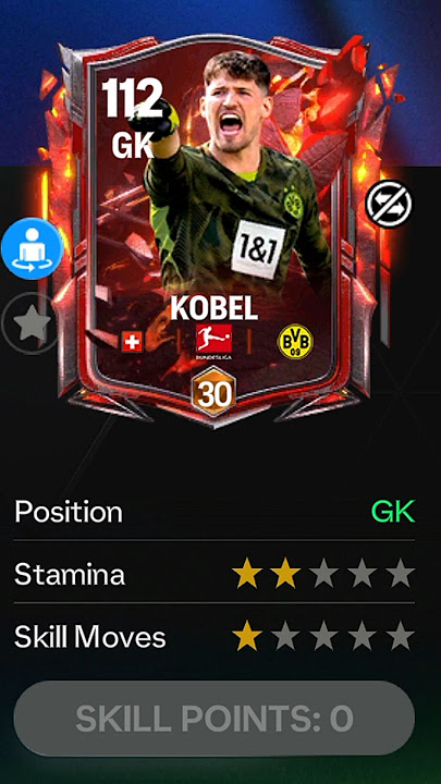 107 Kobel 🔥 #fcmobile