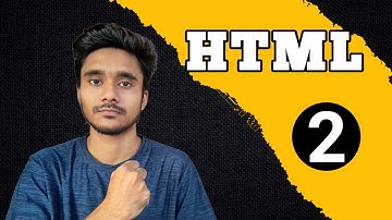 HTML tutorial in Bangla || Part 2