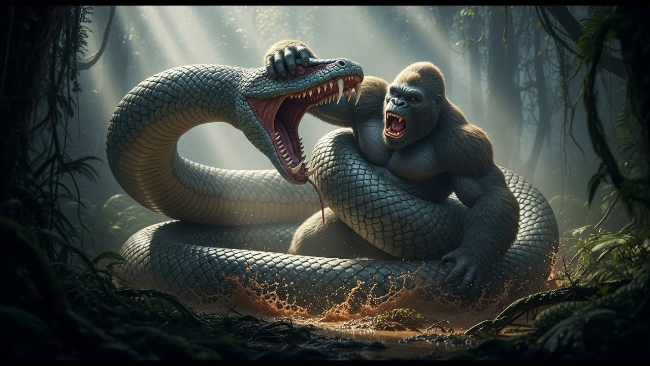 King Kong vs Titanoboa | The Most Dangerous Hunt Yet | Mythic Kingdom
