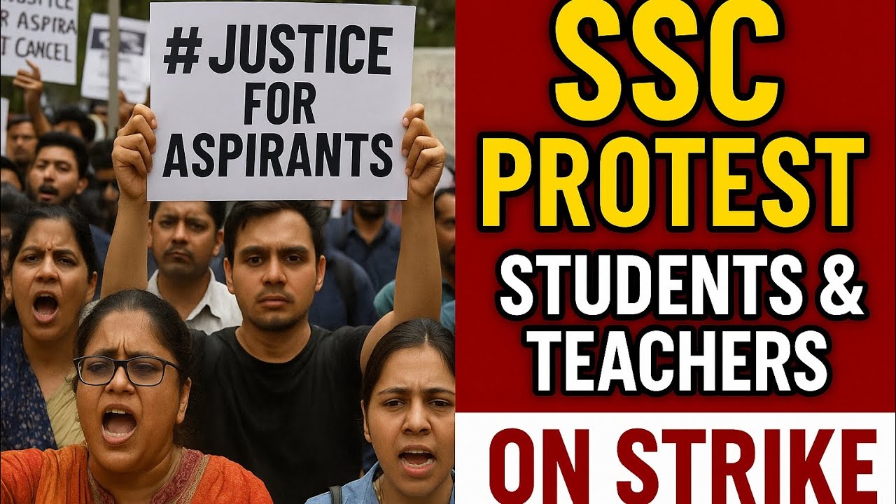 SSC CGL Protest 2025 | System Failure or Student Betrayal?