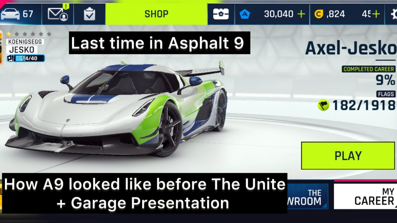 誰か施しをください Saying Goodbye to Asphalt 9 Legends - Garage Presentation & Last