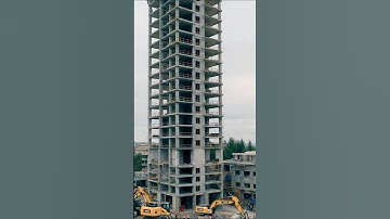 seconds before the tall building collapsed 🏢 #building #collapse #engineering