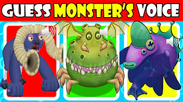 GUESS the MONSTER'S VOICE | MY SINGING MONSTERS | Buffahorn, luminecarp, X'rt, Frītfrill
