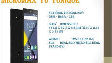 Micromax YU Yunique First Look Review Specification