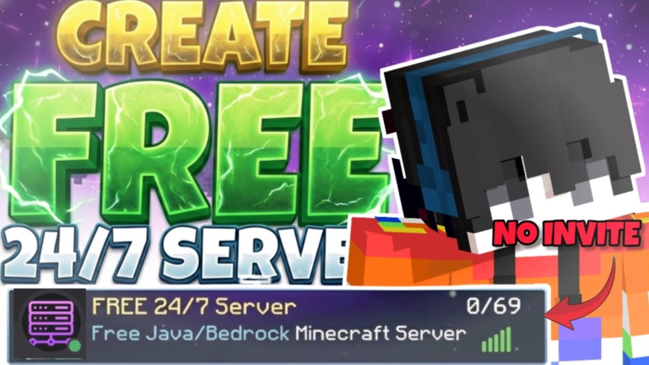How To Create Free Minecraft 24/7 Server | FreeServerHost - YouTube