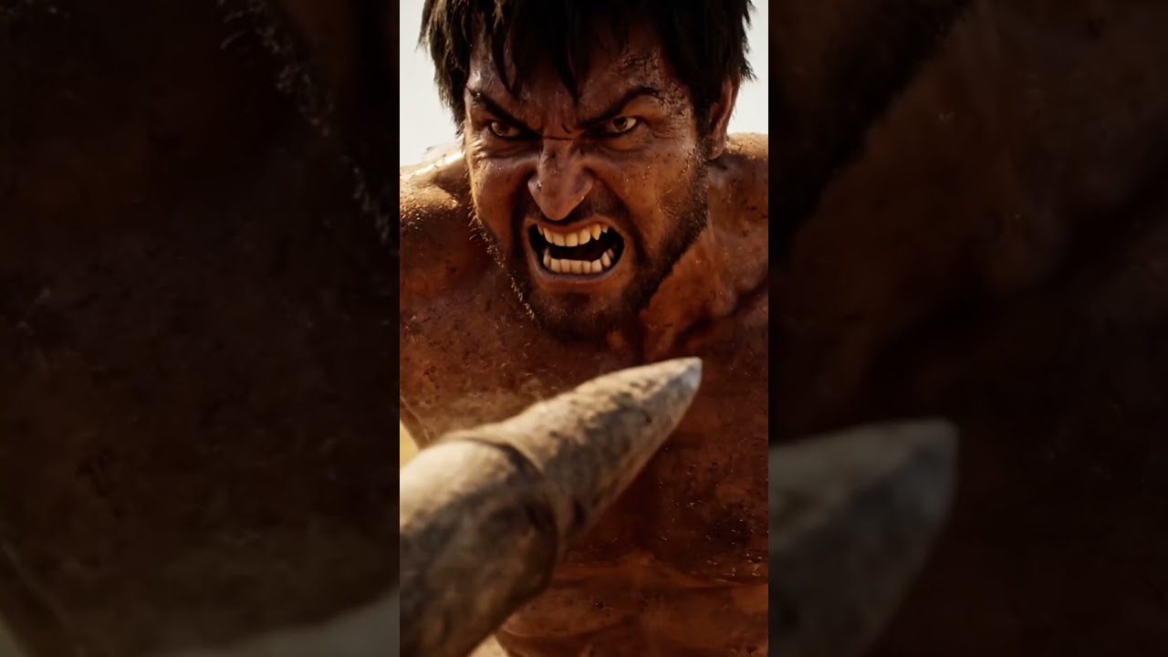 When Primitive Man Fights a Wild Bull | Survival of the Strongest||