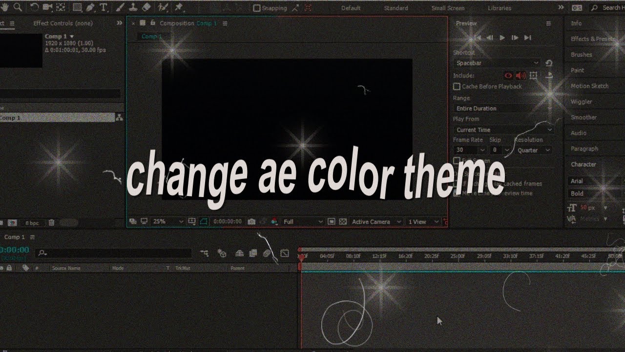 change-after-effects-color-theme-after-effects-tutorial-youtube