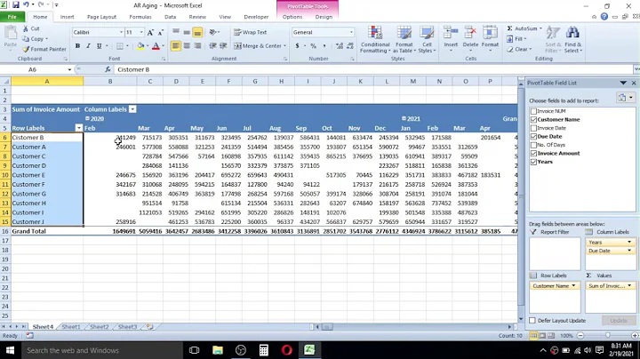 Excel İle Hesap Alacaklarının Analizi | Fatura Yaşlandırma Raporu | Pivot Tablosu Veri Analizi