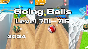 Going Balls SpeedRun Android iOS Gameplay Level 701-716