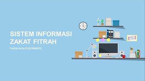 SISTEM INFORMASI ZAKAT FITRAH