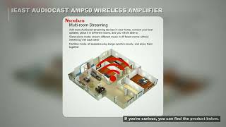 IEAST Audiocast AMP50 Wireless WiFi & BT V5.0 Amplifier Multi Room Audio Music Receiver Adapter For screenshot 5