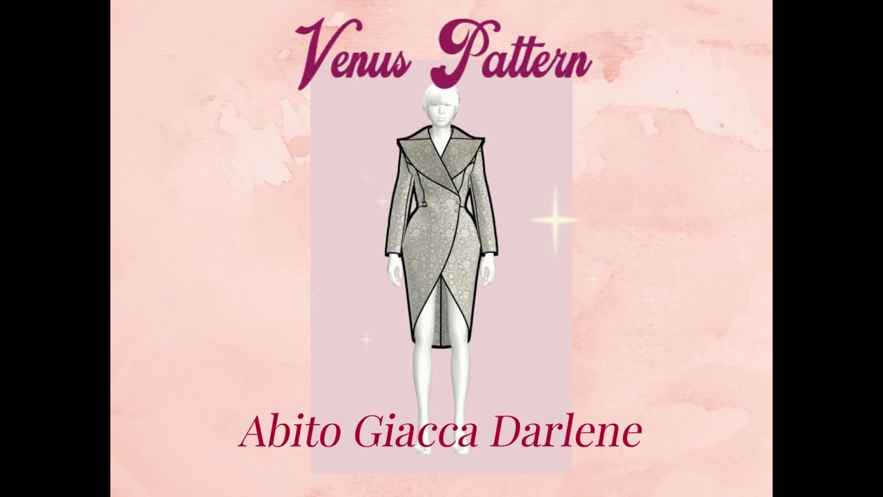 Cartamodello digitale Abito Giacca Darlene Venus Pattern