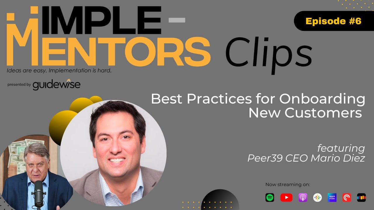 Best Practices for Onboarding New Customers | Mario Diez | Implementors #6