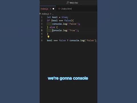 Ternary Operator JS - Powerful Alternative To Simple If Statements ...