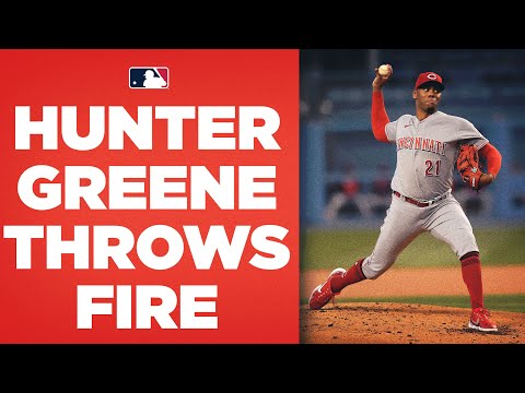 HUNTER GREENE IS NASTY!! Sets record with 39(!) pitches of 100+ MPH!!