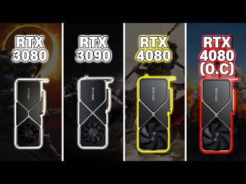 RTX 4080 오버클럭 vs RTX 4080 vs RTX 3090 vs RTX 3080 게이밍 벤치마크 [비케이][BK SYSTEM][4K]