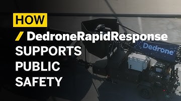 How DedroneRapidResponse Supports Public Safety | Dedrone