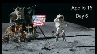 Apollo 16 Full Mission (Day 6) - Moon Walk 1