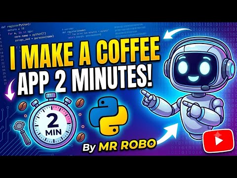 I CREATE COFFEE APP IN 2 MIN USING PYTHON & LEARN PYTHON BY BUILDING SIMPLE PROJECTS