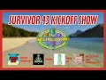 Survivor 43 kickoff show survivor buffs peridiam idoled out and coach drew