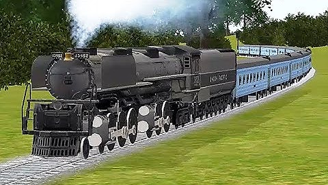 Train Sim - Airport Using Union Pacific Challenger Again - Simulasi Kereta Api