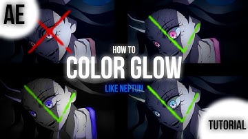 How to do the COLOR GLOW like NEPTUN (with preset)