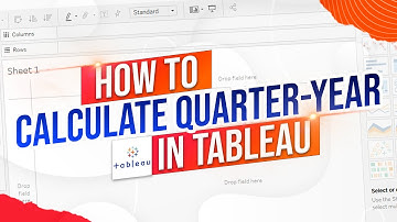 How to calculate Quarter Year from a date in Tableau