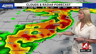 Metro Detroit weather forecast for July 25, 2023 -- 10 p.m. update