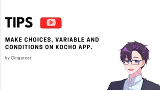 Kocho Tips 1: Make simple choices, variables and condition screenshot 5