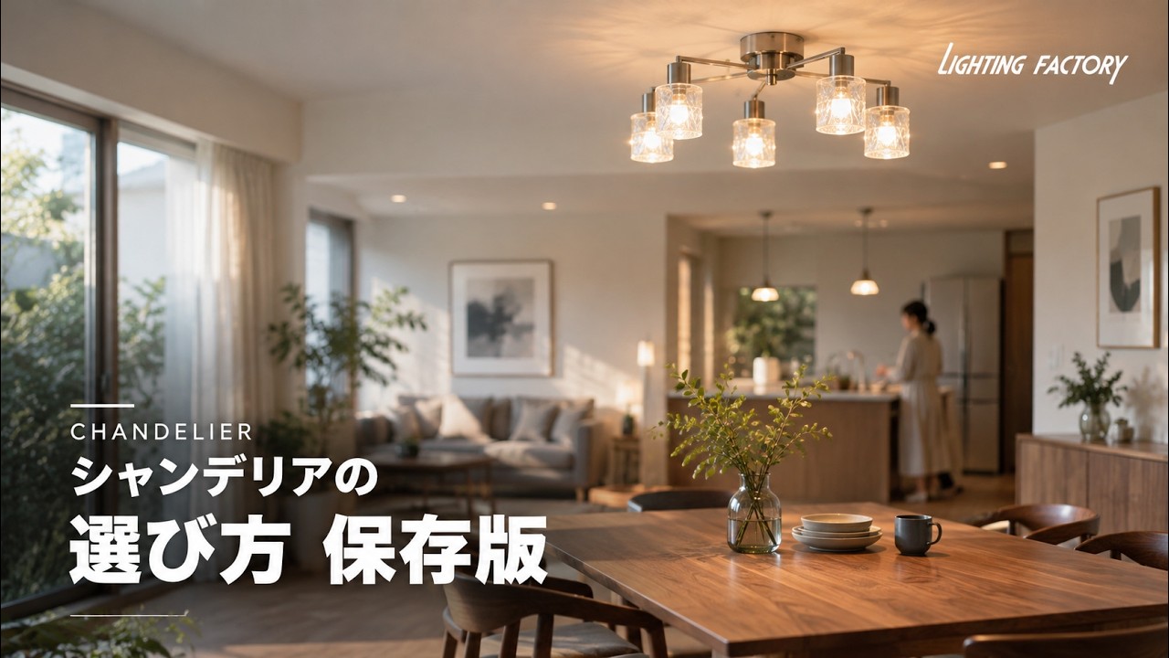 シャンデリアの選び方 保存版