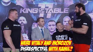 Were Vitaly and Morozov disrespectful with Kamil?