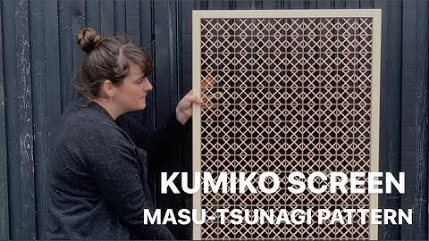 Kumiko screen
