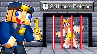 Jeffy Locks CRAZY FAN GIRL in 24 HOUR PRISON in Minecraft!