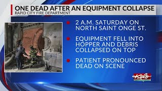 Thumbnail for 1 dead in equipment collapse