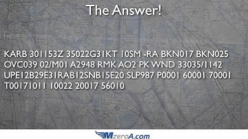 Decoding METAR Quiz - Answer Video