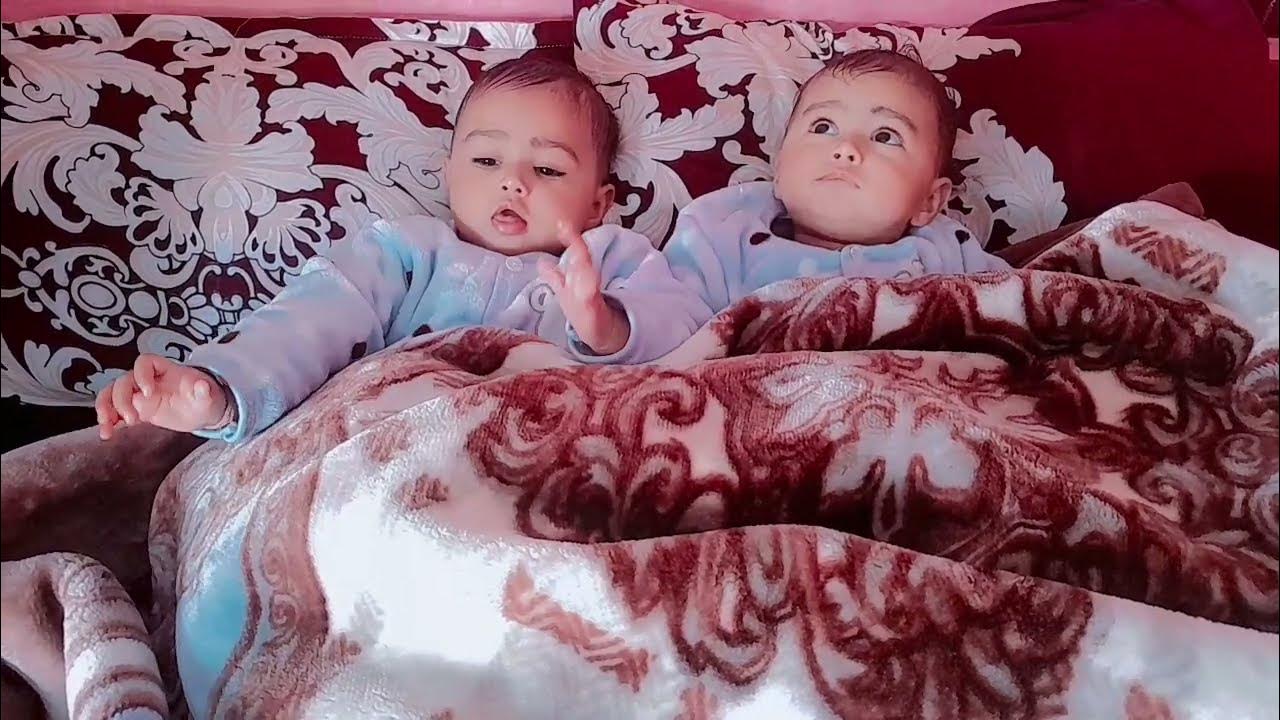 So cute baby 😃😃 twins baby video YouTube