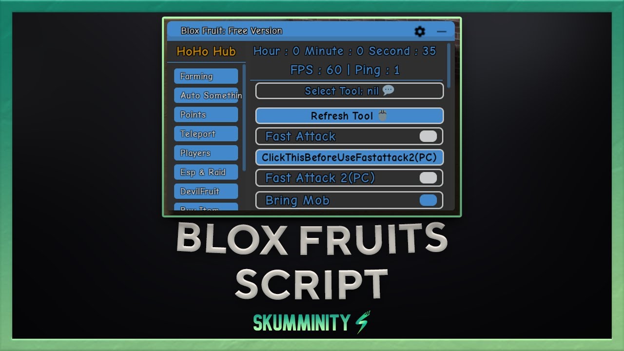 🧾 Blox Fruits Script MOBILE (Domadic Hub) – Juninho Scripts