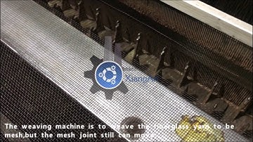 fiberglass mosquito wire mesh weaving machine