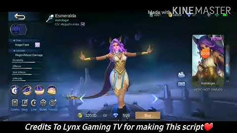 Esmeralda Cleupatra Starlight skin Script Full effects+Frame lobby Normal Head icon no password