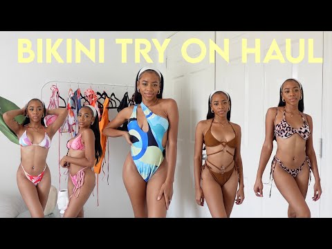i think she is even more dramatic than me 😮‍💨 #swimsuitseason #bikin, try on haul