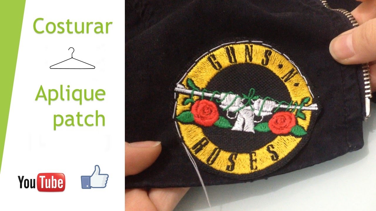 Como costurar apliques e patches | Costura básica à mão
