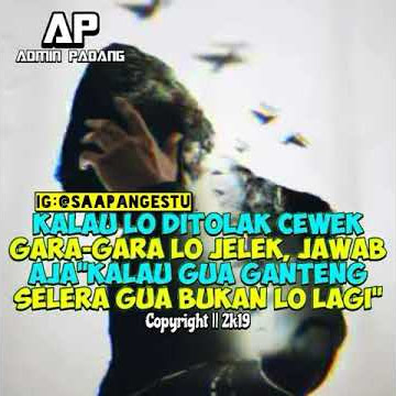Story wa LAGI VIRALL KALAU GUE GANTENG SELERA GUE BUKAN LOE LAGI😂