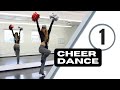 Cheer dance routine 1 - step by step cheerleading dance tutorial pom poms cheerleader learn class